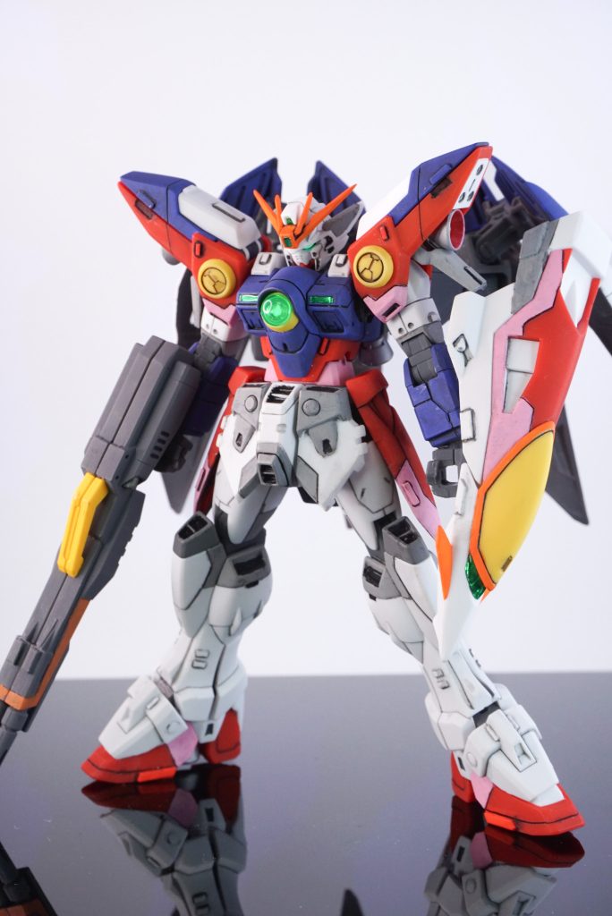 🎊HGウイングゼロの完成です🎊–9枚目/制作者:レン@筆塗り部分塗装