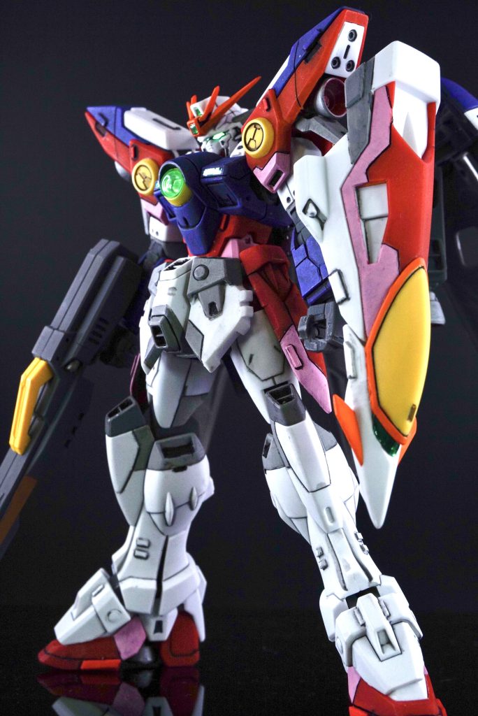 🎊HGウイングゼロの完成です🎊–3枚目/制作者:レン@筆塗り部分塗装