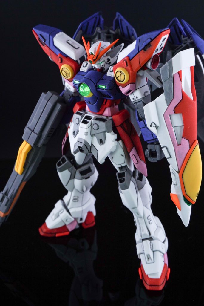 🎊HGウイングゼロの完成です🎊–2枚目/制作者:レン@筆塗り部分塗装