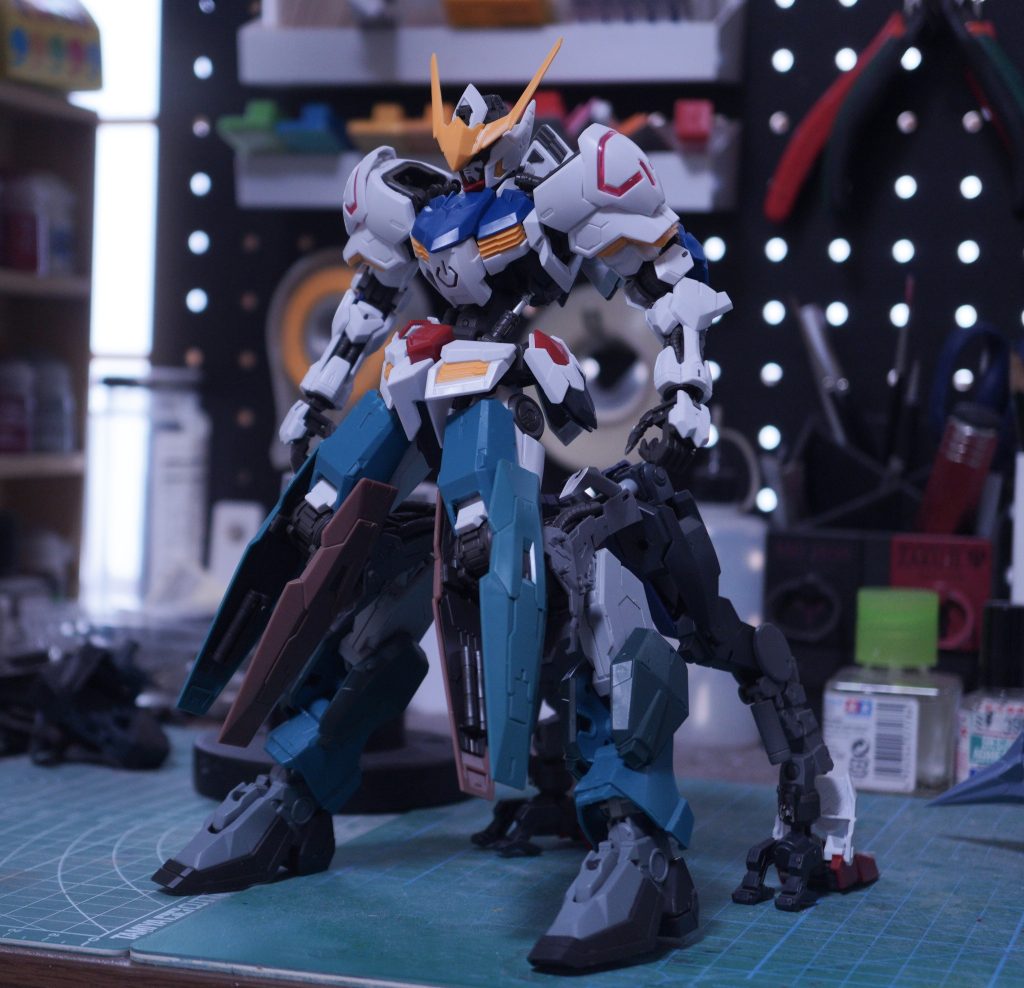 少し前後しましたが脚のみ改造した後ですMSというよりACですね(笑)