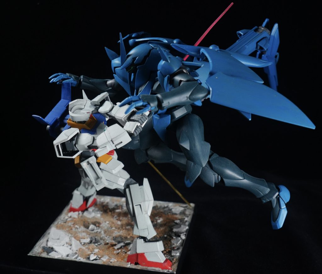 1/144HG ガンダムAGE-1＆1/144HG ガフラン
