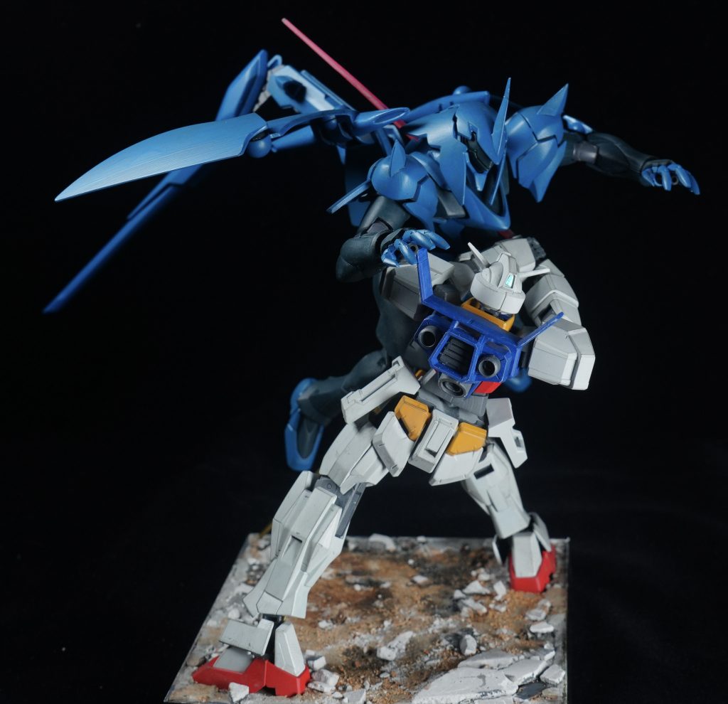 1/144HG ガンダムAGE-1＆1/144HG ガフラン–5枚目/制作者：kawadora1123