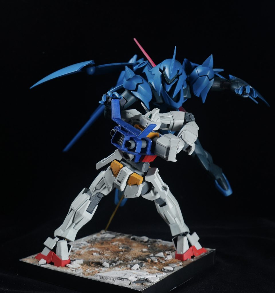 1/144HG ガンダムAGE-1＆1/144HG ガフラン–4枚目/制作者：kawadora1123