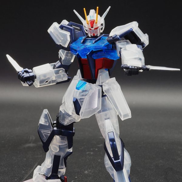 EGストライクガンダム　メタリック塗装