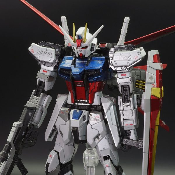 RG 1/144 エールストライクガンダム　メタリック塗装
