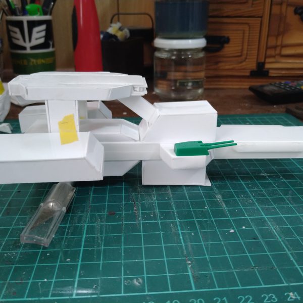 何故かアレキサンドリア級をフルスクラッチで制作中。いつ、出来るんでしょうね?（2枚目）