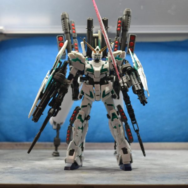 モビルスーツアンサンブル ユニコーンガンダム 緑 覚醒 塗装品 改造 MOBILE SUIT ENSEMBLE モビルスーツアンサンブル ユニコーン