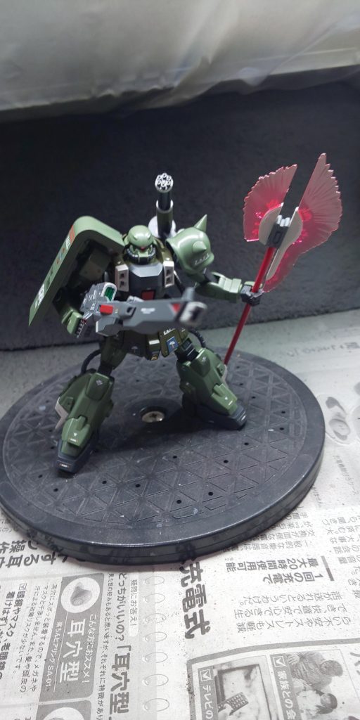  ビームアックスは定石どおりギャンシュトロームのを使用。