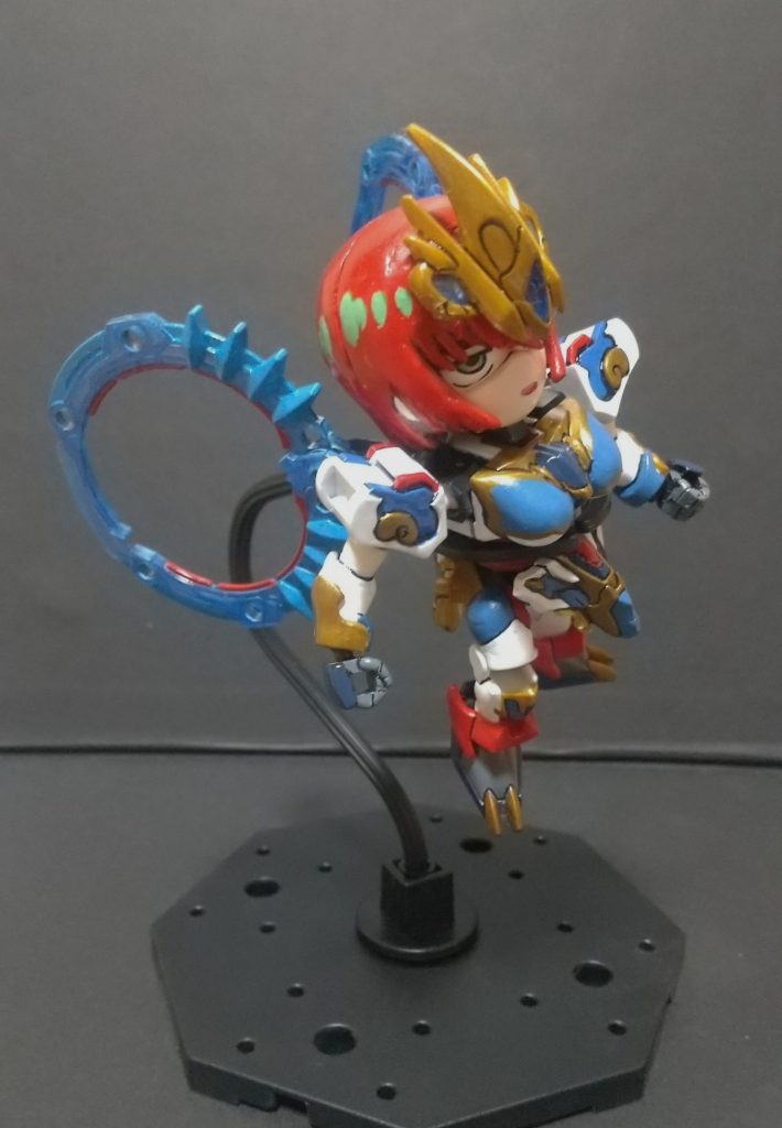 を、背中に装着