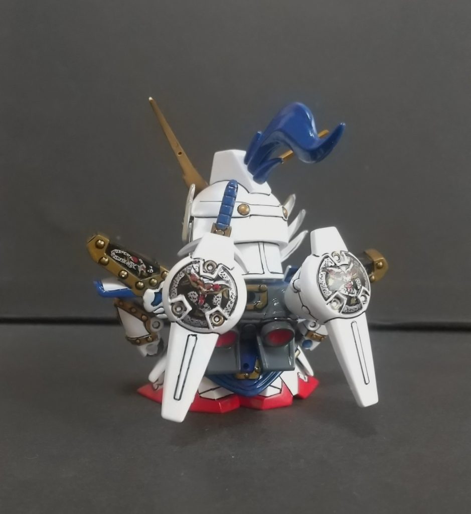 うしろいつものように筆塗り無改造、メッキ部分はなるべく残しつつシールは不使用でやってます