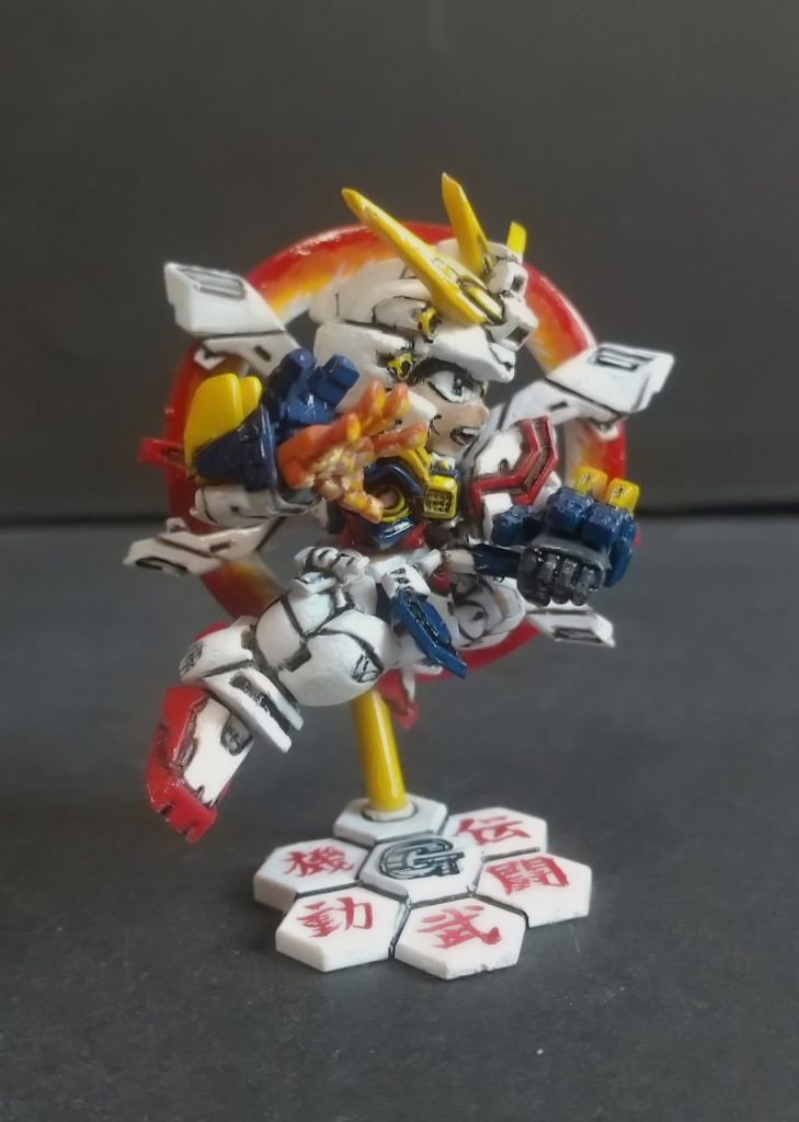 顔はそのまま加工すると肌面積が狭くて表情が見にくくなる(大ダイのヒュンケルみたいな)ので、頬の辺りを切り取って顔を成形したのちにもう一度少し角度を変えて付けてます