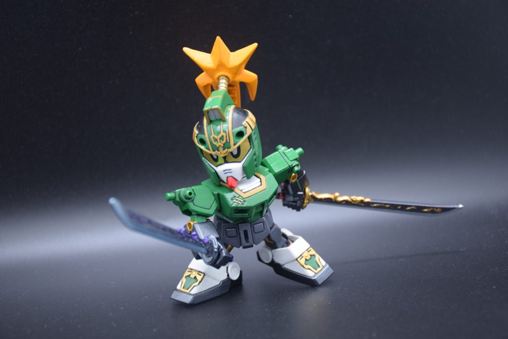 筆塗り全塗装 SDガンダム三国伝 – 劉備ガンダム(真三國無雙color ver.)–5枚目/制作者：KaTim