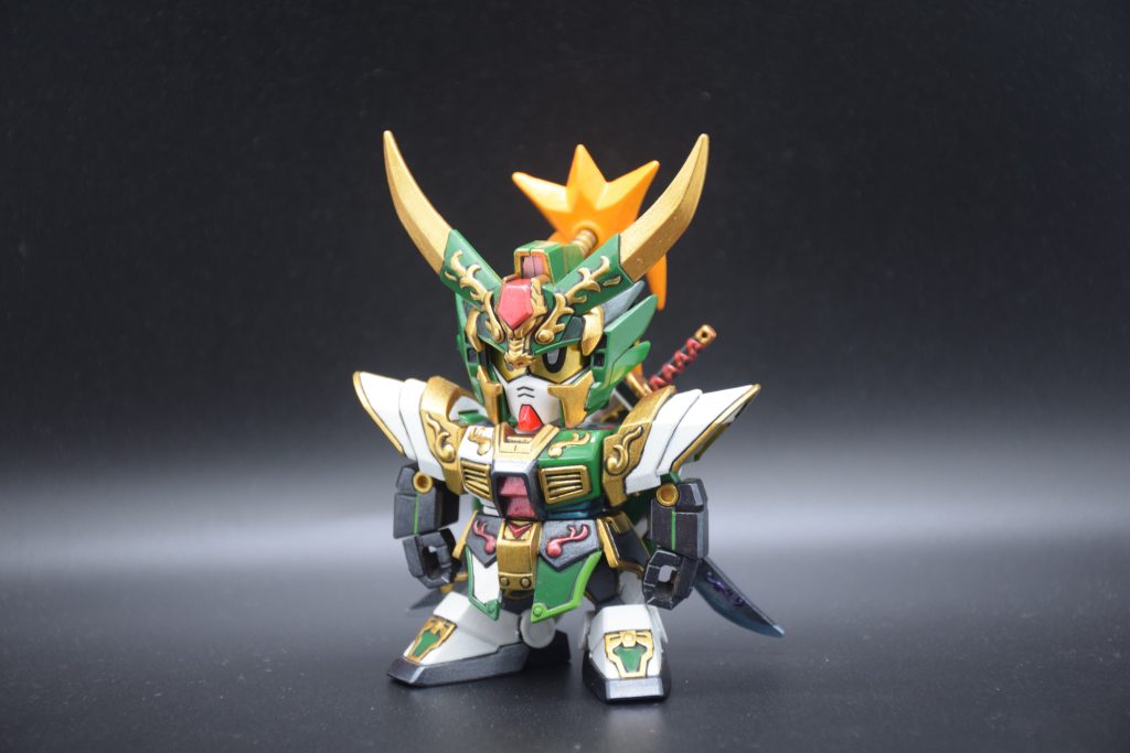 筆塗り全塗装 SDガンダム三国伝 – 劉備ガンダム(真三國無雙color ver.)–7枚目/制作者：KaTim