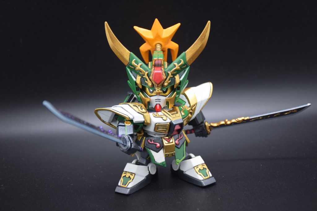 筆塗り全塗装 SDガンダム三国伝 – 劉備ガンダム(真三國無雙color ver.)–2枚目/制作者：KaTim