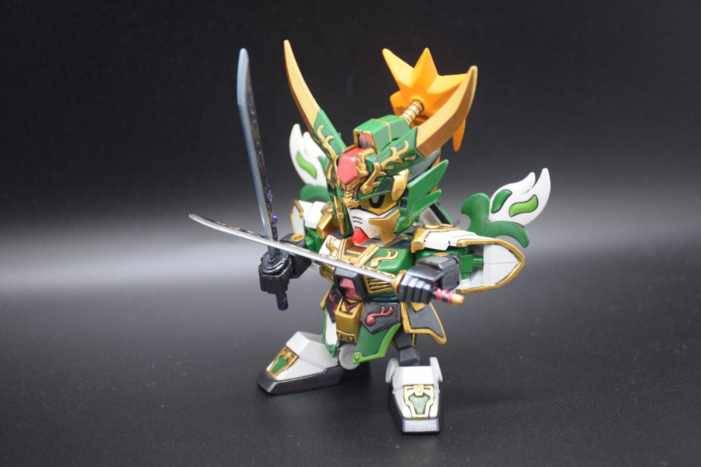筆塗り全塗装 SDガンダム三国伝 – 劉備ガンダム(真三國無雙color ver.)–3枚目/制作者：KaTim