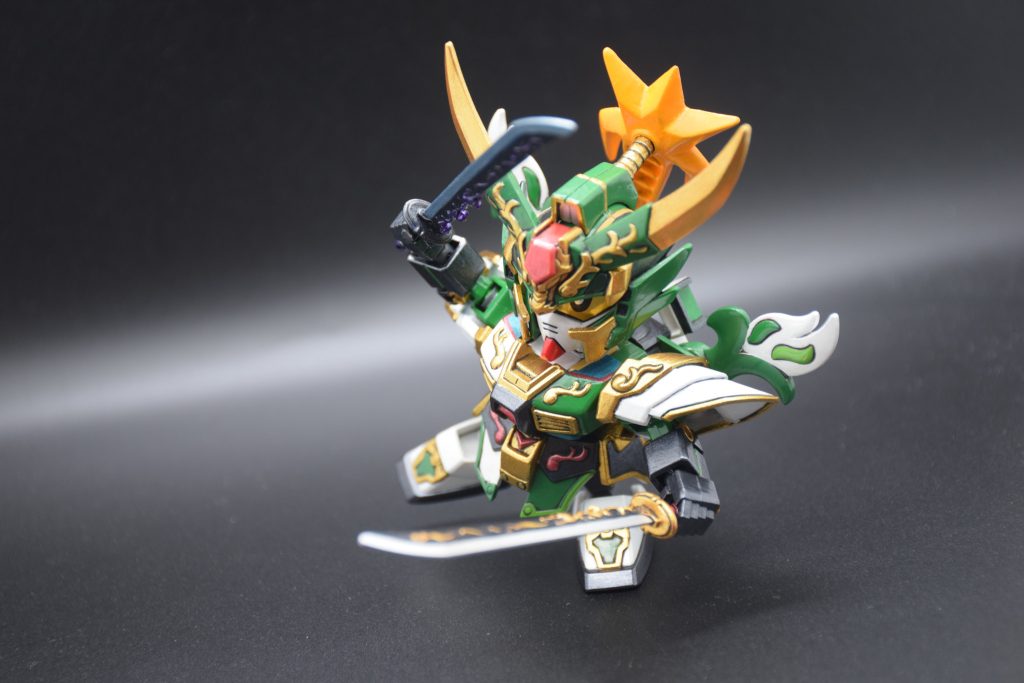 筆塗り全塗装 SDガンダム三国伝 – 劉備ガンダム(真三國無雙color ver.)–4枚目/制作者：KaTim