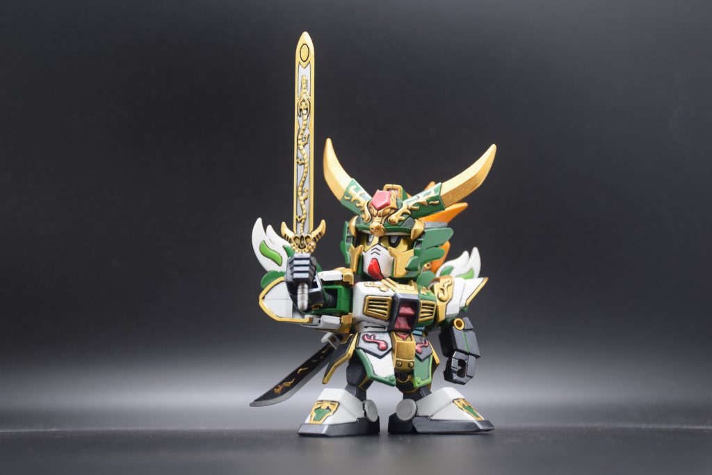 筆塗り全塗装 SDガンダム三国伝 – 劉備ガンダム(真三國無雙color ver.)–5枚目/制作者：KaTim