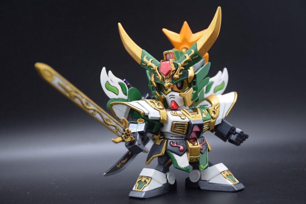 筆塗り全塗装 SDガンダム三国伝 – 劉備ガンダム(真三國無雙color ver.)–6枚目/制作者：KaTim