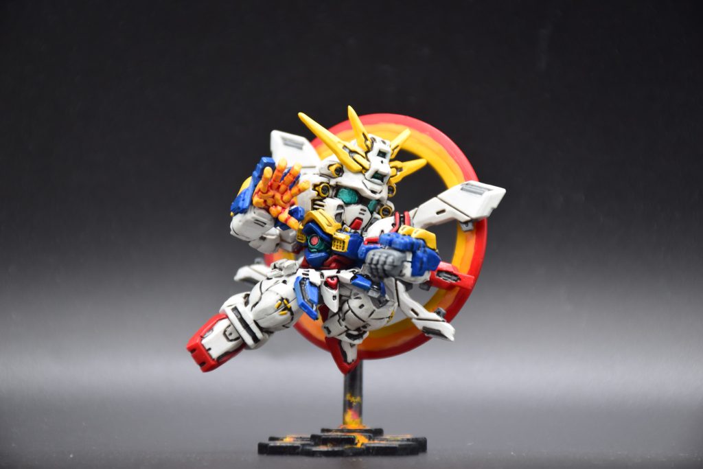 筆塗り全塗装ガンダム スペリオルディファイン No.01 – ゴッドガンダム 完成