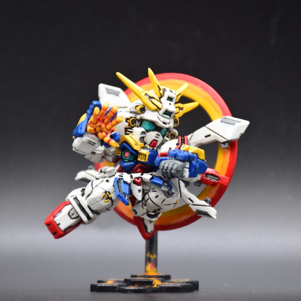 スペリオルディファイン　ゴッドガンダム　ハイパーモード　塗装済み完成品ケース付き スペリオルディファイン】ゴッドガンダムハイパーモード｜レット