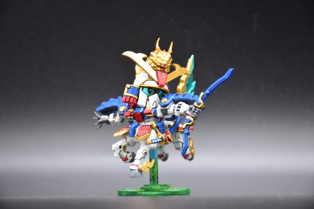 筆塗り全塗装ガンダム スペリオルディファイン No.01 – 武者精太頑駄無 麒麟児特装 完成
