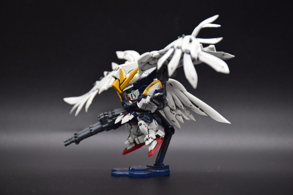 筆塗り全塗装ガンダム スペリオルディファイン No.01 - ウイングガンダムゼロ EW 完成–2枚目/制作者：KaTim