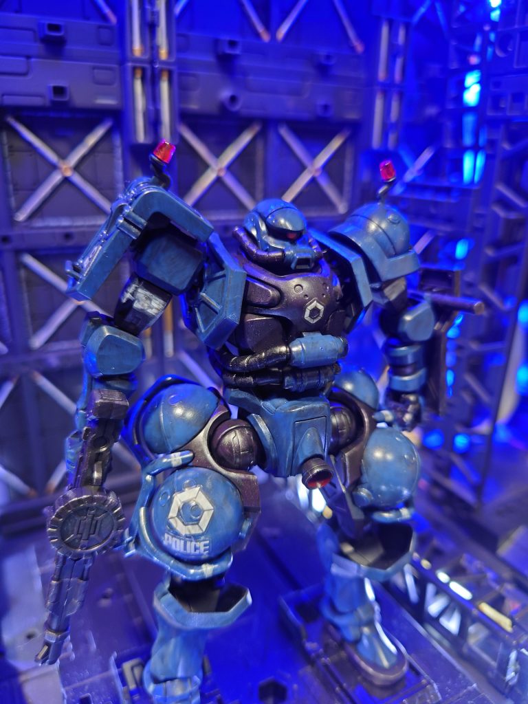 【HG】軍警ザク（筆塗り全塗装）–2枚目/制作者：Banboo