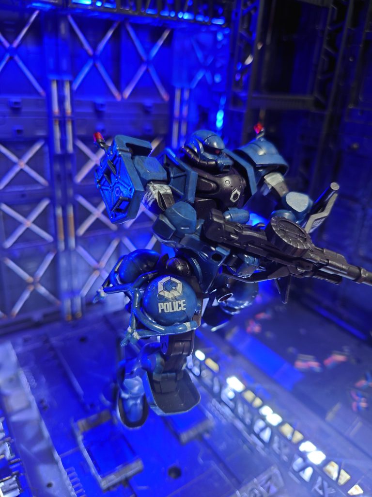 【HG】軍警ザク（筆塗り全塗装）–5枚目/制作者：Banboo