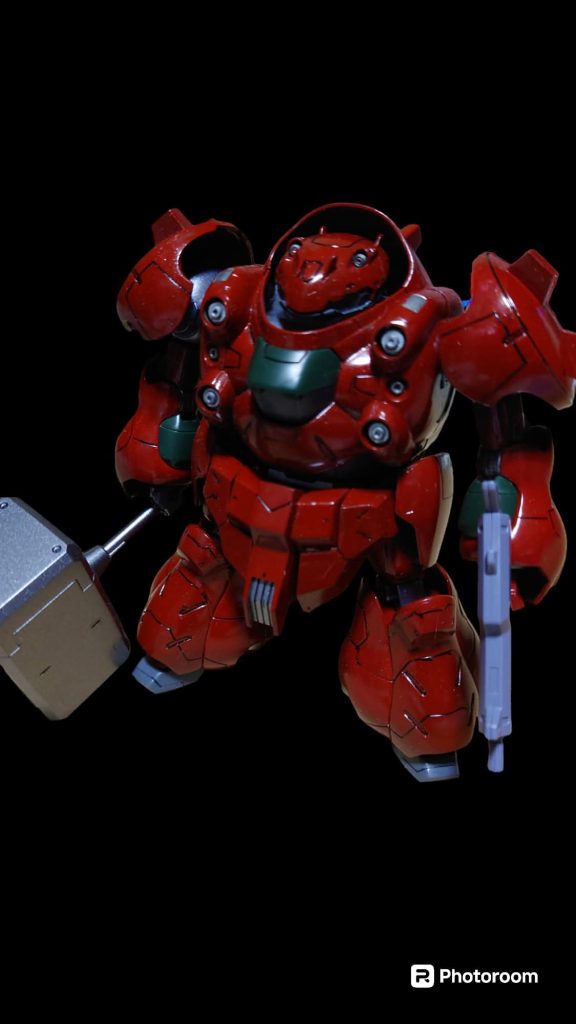 めっちゃお手軽仕上げです。グシオン、耳つけたほうがよかった？