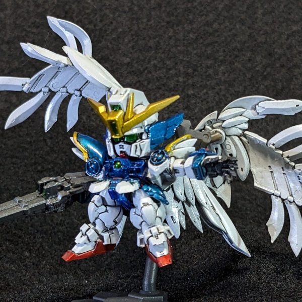 ガンダム スペリオルディファイン　ウイングゼロカスタム改造品　塗装中 ガンダム スペリオルディファイン ウイングゼロカスタム改造品