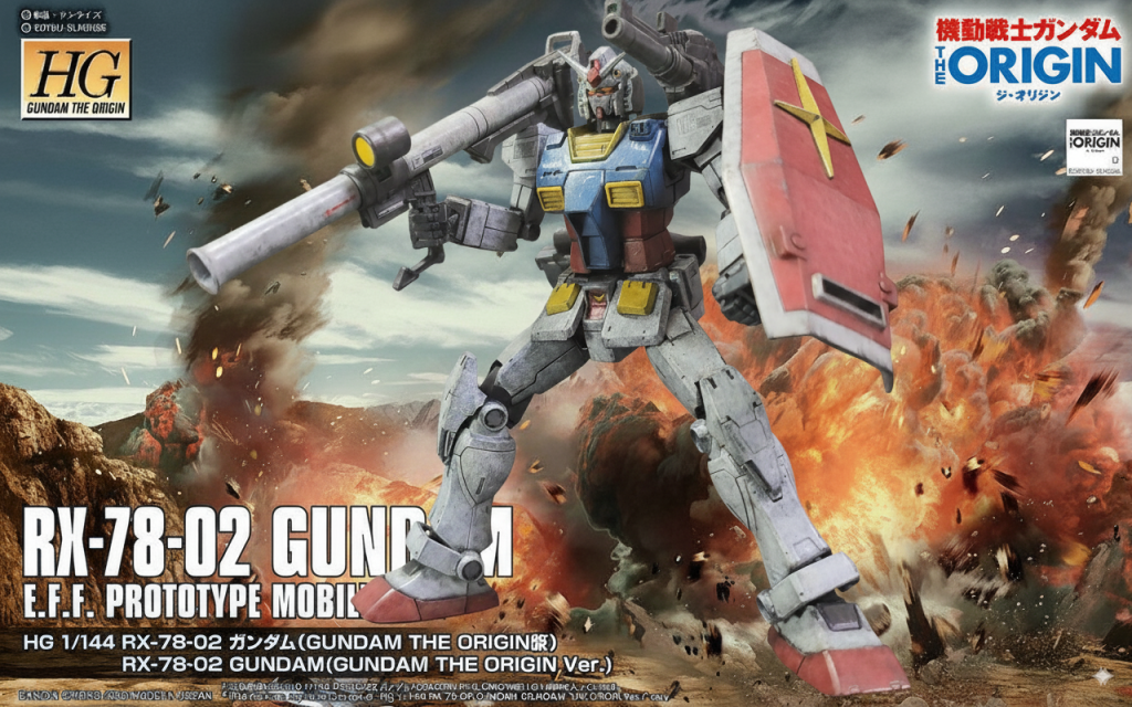 nano banana さん(GoogleのAI)に頑張ってもらい、箱の絵にこいつを置いてもらいました。テキストを一番前に書いてくれるように再三頼んだのですが、聞いてもらえなかったので、これが精一杯です。なんかバンダイロゴ描いてると怒られそうな感じだったのでバンダイロゴだけ消しました(気休め)