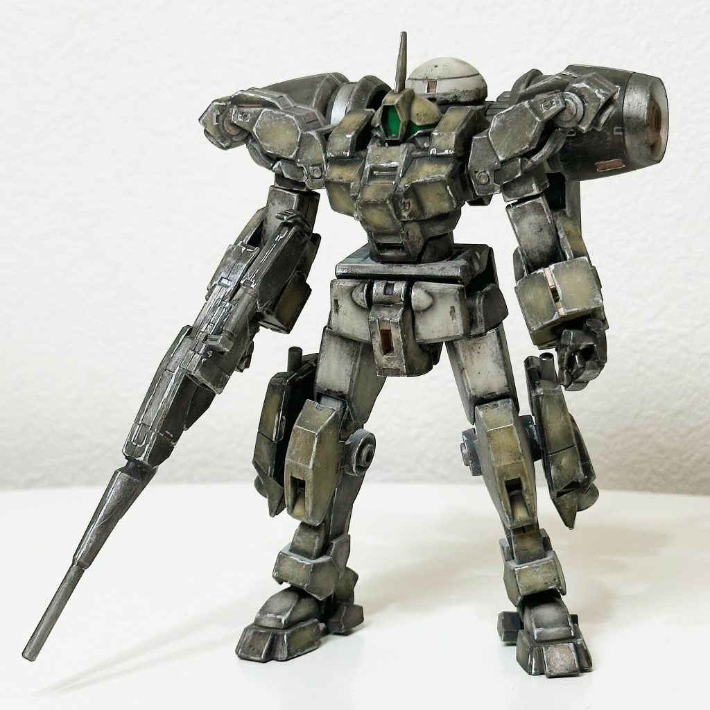 引きで見ると、全体的にしっかり汚くできて、とっても満足しています .ᐟ参考にさせていただいたぷらみんさまの動画でも成形色とは思えない重厚感に感動したので、再現できているとうれしいです .ᐟ