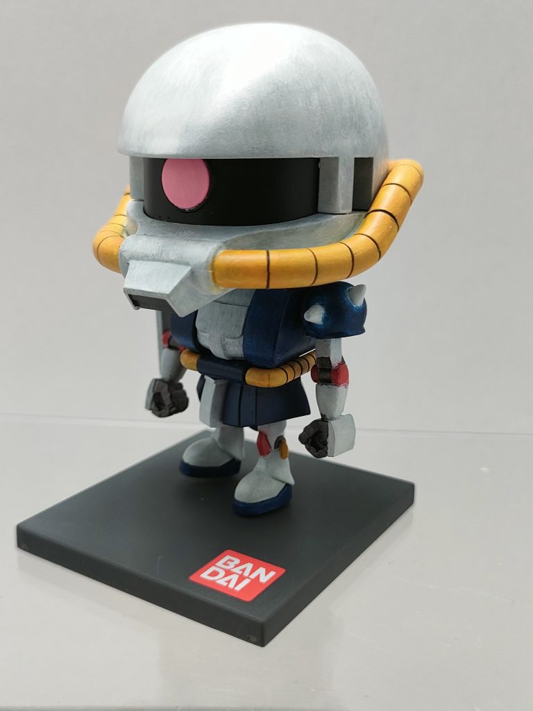 ザクプラくん　筆塗り全塗装