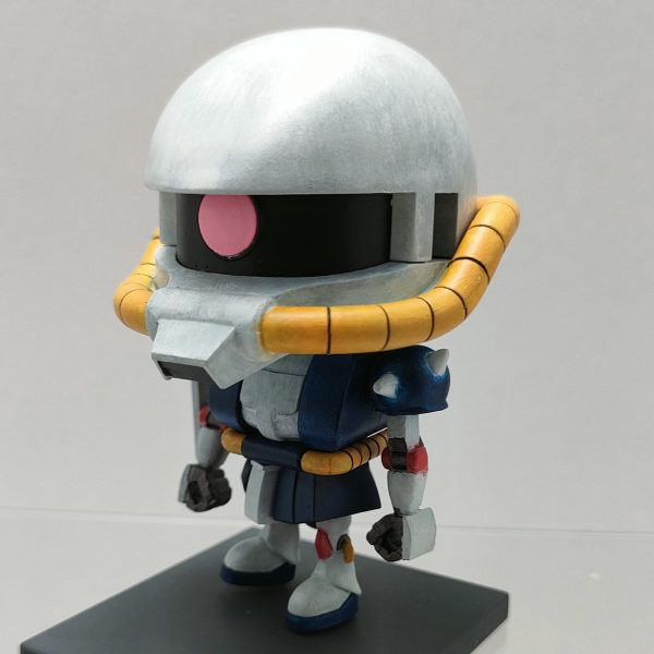 ザクプラくん　筆塗り全塗装