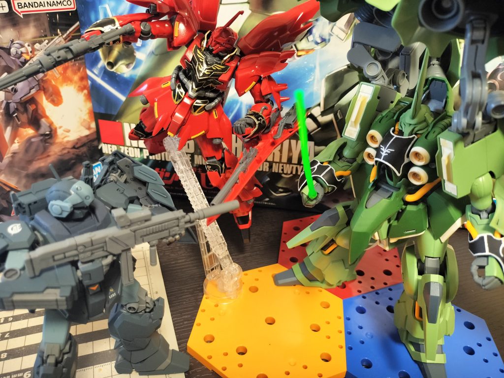 2対1では分が悪い！！早く味方機を作らねば💦