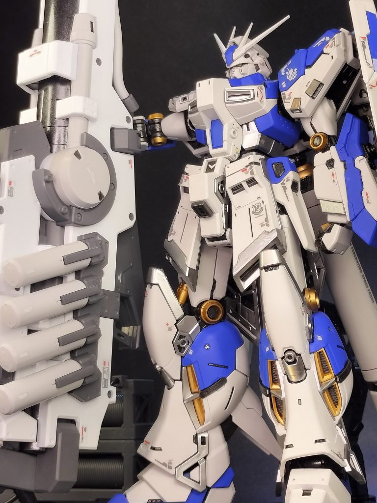 Hi-νガンダム＋ハイパーメガバズーカランチャー–3枚目/制作者：ぐりぐら