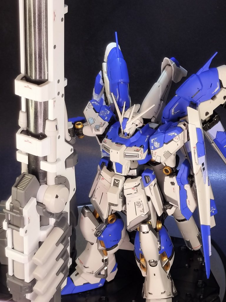 Hi-νガンダム＋ハイパーメガバズーカランチャー–4枚目/制作者：ぐりぐら