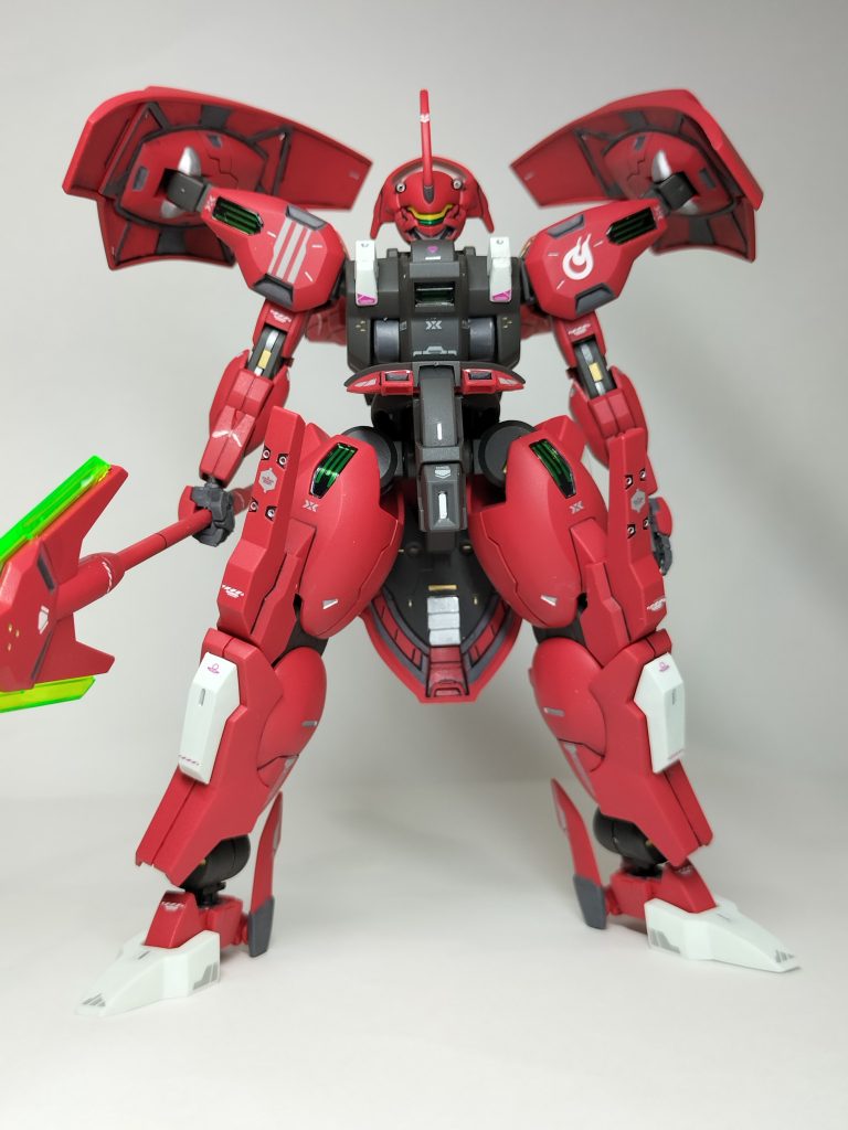 アーマー裏含め、塗り分け出来そうな箇所は出来るだけ頑張って塗装(gandam-hand2)