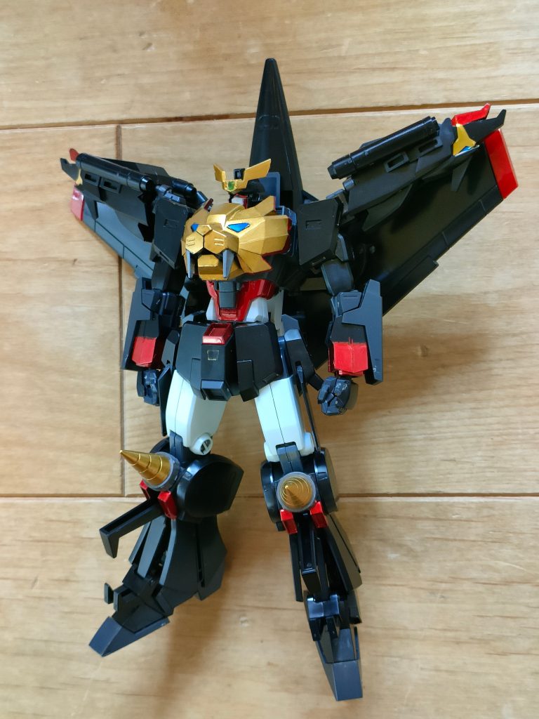 肩アーマーはドライオンから✕2ヶ⋯2体分のコスト　肩部は新幹線っぽい形のヤツ探しましたが、どれもビビっと来なかったのでドライオンの鳥を付けました。