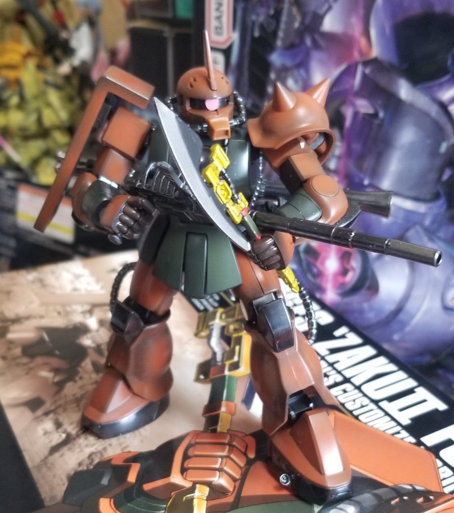 HG ガルマザビ専用ザク–2枚目/制作者：nabewobilly
