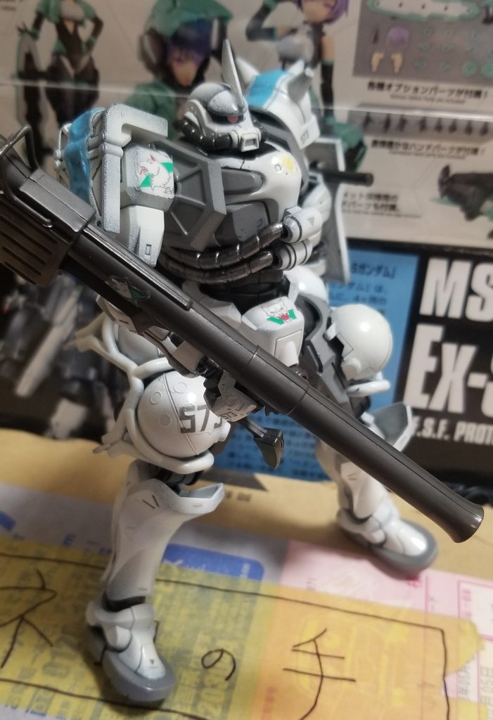 シン・マツナガ専用ザク(GQ)　(軍警ザク)–3枚目/制作者：nabewobilly