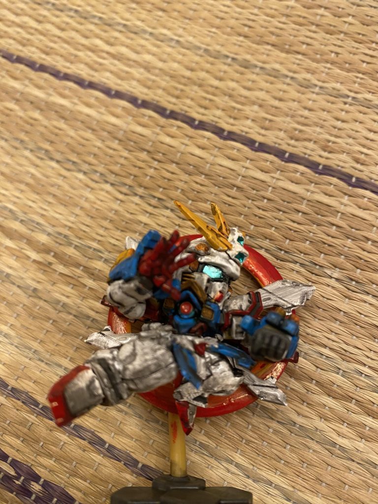 正面から。ゴッドフィンガー状態なのが良きかな良きかな