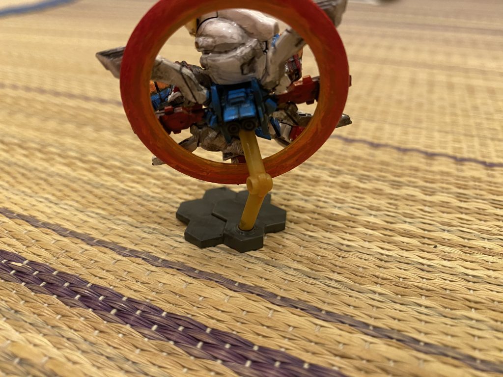 後ろ特に目立たないから少しばかり手を抜いたトコ。