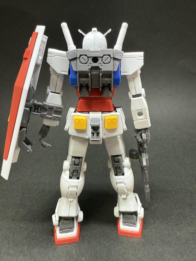 　仮組み背後から