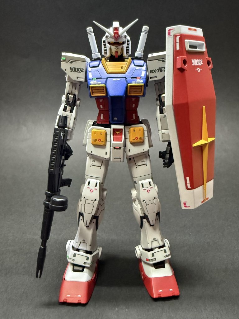 HGガンダム(オリジン)全塗装–5枚目/制作者：Tanrei