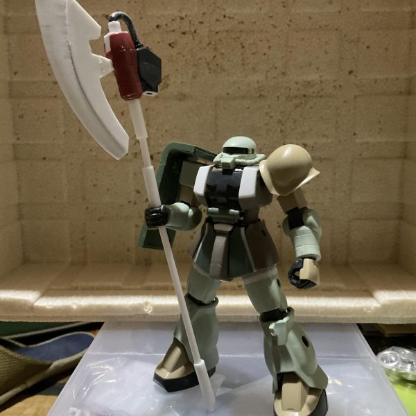 ジャイアントヒートホーク持たせてみたくて製作中（2枚目）