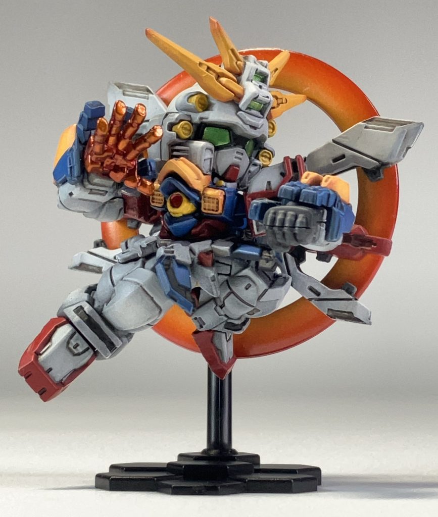 大枠はエアブラシ＋マスキングで頑張りました。細かいところは筆塗りです。