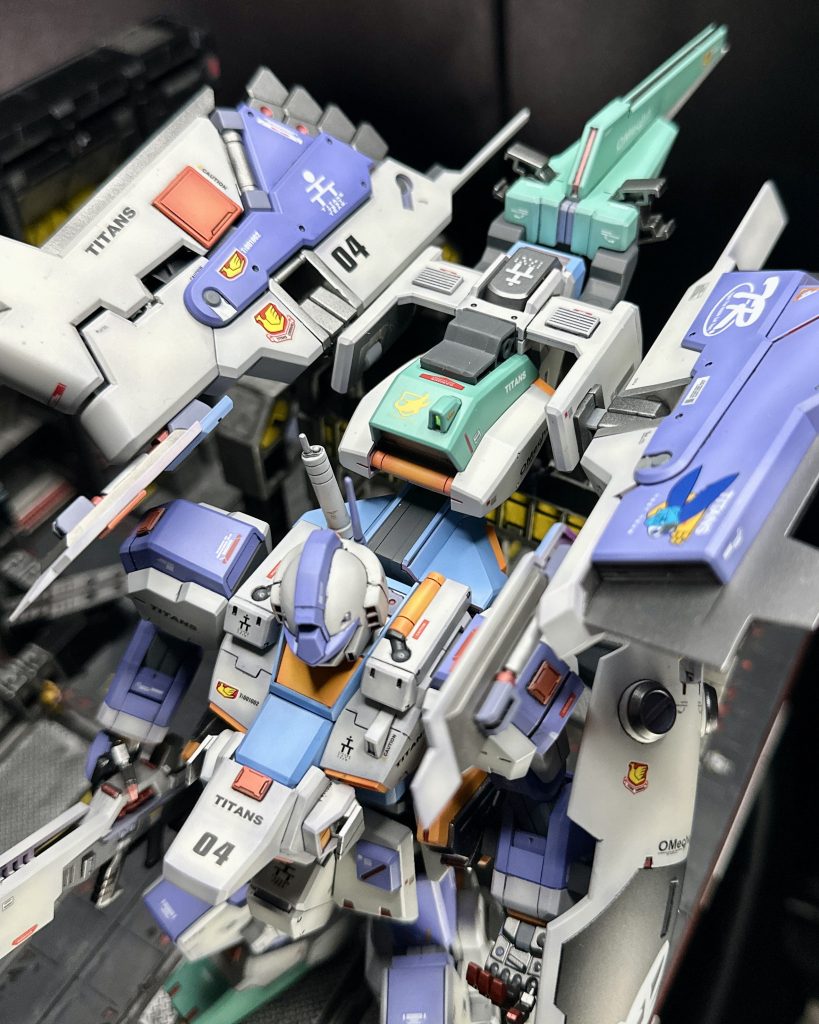 Unit #04: MG 1/100 “GM HYACINTH” RGM-79Q + RX-121-1 + FF-X39A–3枚目/制作者:Kitted.gunpla