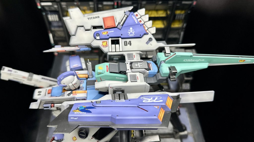 Unit #04: MG 1/100 “GM HYACINTH” RGM-79Q + RX-121-1 + FF-X39A–4枚目/制作者:Kitted.gunpla