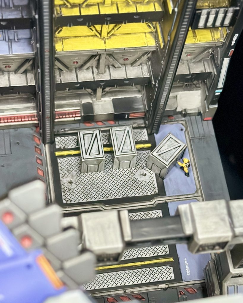 More photos of the mini figures. I used Bandai 1/100 MS Figures.